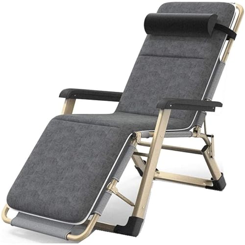 NMVAWIPT Liegestuhl for Das Nickerchen Im Büro, Klappbare Gartenliegen Mit Campingscharnier, Tragbarer, Verstellbarer Liegestuhl(Style2) von NMVAWIPT
