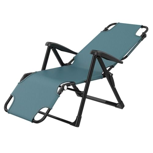 NMVAWIPT Liegestuhl for Den Garten, Übergroßer Klappsessel for Erwachsene, Tragbare Liegestühle for Die Sonne, Liegestühle, Schwerelosigkeit, Flach Liegend von NMVAWIPT
