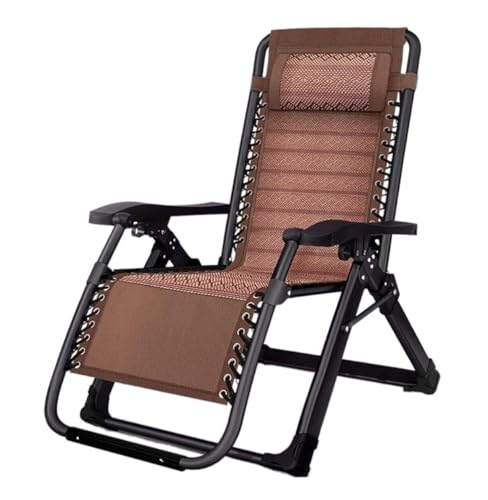 NMVAWIPT Lounge-Liegestühle for Den Poolbereich, Zusammenklappbar, Mit Hoher Rückenlehne, Verstellbare Liegestühle for Die Terrasse Im Büro for Den Garten, Strandurlaub(Style1) von NMVAWIPT