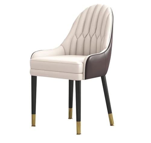 NMVAWIPT Moderne Esszimmerstühle, 2er-Set, PU-Leder, Hohe Rückenlehne, Weich Gepolsterter Sitz, Beine Aus Massivholz for Küche Und Wohnzimmer(Color 11) von NMVAWIPT