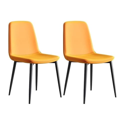 NMVAWIPT Moderne Esszimmerstühle, Metall Zeitgenössischer Küchenstuhl Zimmerseite Parsons for Zuhause(#6,Set of 2) von NMVAWIPT