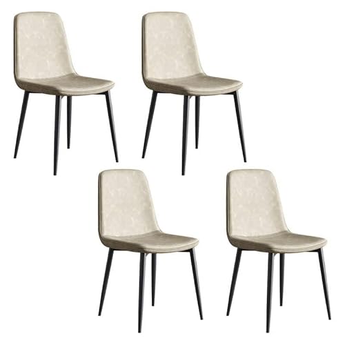 NMVAWIPT Moderne Esszimmerstühle, Metall Zeitgenössischer Küchenstuhl Zimmerseite Parsons for Zuhause(Gray,Set of 4) von NMVAWIPT