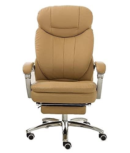 NMVAWIPT Moderner Bürodrehstuhl Mit Hoher Rückenlehne, Ergonomischer Unterstützung Und Verstellbarem Design for Arbeit Oder Gaming(Style1) von NMVAWIPT