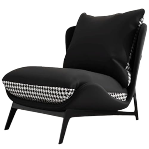 NMVAWIPT Moderner Leder-Einzelsofa-Akzentsessel for Wohnzimmer, Büro, Schlafzimmer – Nordisches Mid-Century-Design Im Lässigen Luxusstil(Color 11) von NMVAWIPT