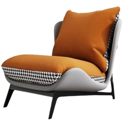 NMVAWIPT Moderner Leder-Einzelsofa-Akzentsessel for Wohnzimmer, Büro, Schlafzimmer – Nordisches Mid-Century-Design Im Lässigen Luxusstil(Color 12) von NMVAWIPT
