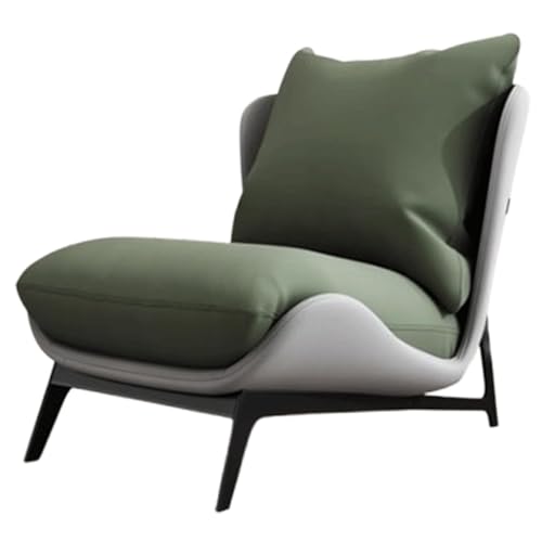 NMVAWIPT Moderner Leder-Einzelsofa-Akzentsessel for Wohnzimmer, Büro, Schlafzimmer – Nordisches Mid-Century-Design Im Lässigen Luxusstil(Color 4) von NMVAWIPT