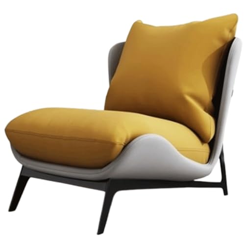 NMVAWIPT Moderner Leder-Einzelsofa-Akzentsessel for Wohnzimmer, Büro, Schlafzimmer – Nordisches Mid-Century-Design Im Lässigen Luxusstil(Color 5) von NMVAWIPT