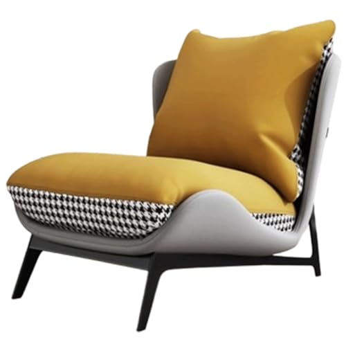NMVAWIPT Moderner Leder-Einzelsofa-Akzentsessel for Wohnzimmer, Büro, Schlafzimmer – Nordisches Mid-Century-Design Im Lässigen Luxusstil(Color 6) von NMVAWIPT