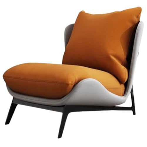 NMVAWIPT Moderner Leder-Einzelsofa-Akzentsessel for Wohnzimmer, Büro, Schlafzimmer – Nordisches Mid-Century-Design Im Lässigen Luxusstil(Color 7) von NMVAWIPT