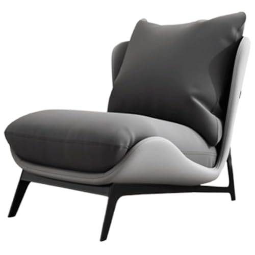 NMVAWIPT Moderner Leder-Einzelsofa-Akzentsessel for Wohnzimmer, Büro, Schlafzimmer – Nordisches Mid-Century-Design Im Lässigen Luxusstil(Color 8) von NMVAWIPT