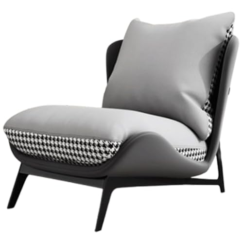 NMVAWIPT Moderner Leder-Einzelsofa-Akzentsessel for Wohnzimmer, Büro, Schlafzimmer – Nordisches Mid-Century-Design Im Lässigen Luxusstil(Color 9) von NMVAWIPT