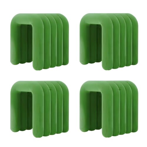 NMVAWIPT Moderner Schminkstuhl Mit Flanellpolsterung, Pouf-Ottomane Ohne Montage, Mehrzweck-Fußhocker Und Sitz In Geometrischen Formen(#2,4 Piece Set) von NMVAWIPT