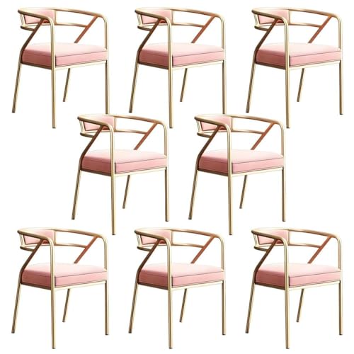 NMVAWIPT Restaurant Coffee Shop Rezeption Moderner Sessel, Wartezimmer for Zuhause Wohnen Essen(Color 10,8pcs) von NMVAWIPT