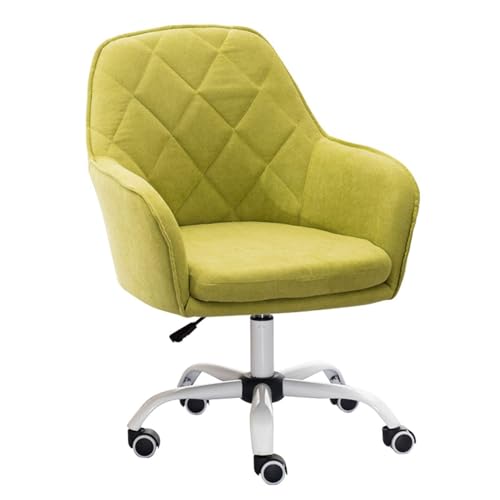 NMVAWIPT Schreibtischstuhl for Das Homeoffice Mit Lordosenstütze, Höhenverstellbar, Atmungsaktive Netzrückenlehne, Drehstuhl for Arbeit, Studium Und Gaming(Green) von NMVAWIPT