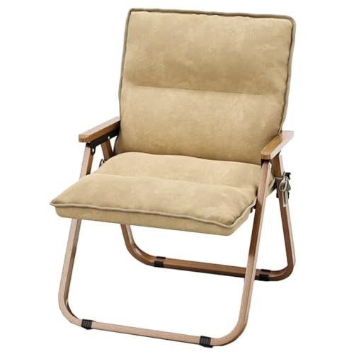 NMVAWIPT Schwerelosigkeits-Schaukelstuhl for Die Terrasse, Faltbare Büroliege Mit Weichem Kissen, Liegestuhl for Den Garten Am Pool(Style2) von NMVAWIPT