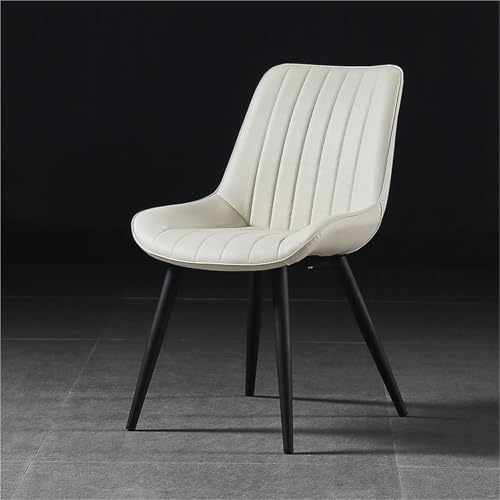 NMVAWIPT Verschleißfeste Küchen- Und Esszimmerstühle Aus Leder Mit Hoher Rückenlehne Metallbeinen(Color 1,4 Pieces) von NMVAWIPT