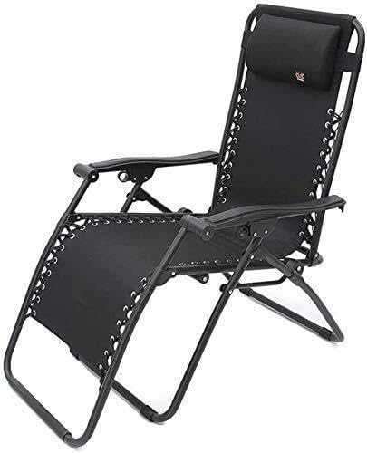 NMVAWIPT Verstellbare Armlehnen-Liegeliege, Klappbare Gartenliegestühle, for Rasencamping Im Innen- Und Außenbereich(Black) von NMVAWIPT