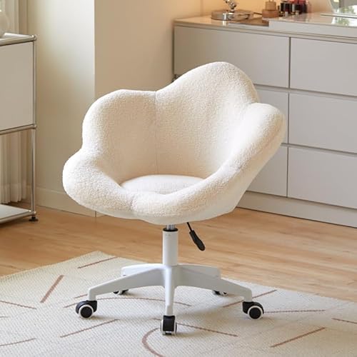 NMVAWIPT Verstellbarer Drehstuhl for Büro, Zuhause, Arbeitszimmer, Schreibtischstuhl Mit Lordosenstütze Und 360°-Drehung(Gray) von NMVAWIPT
