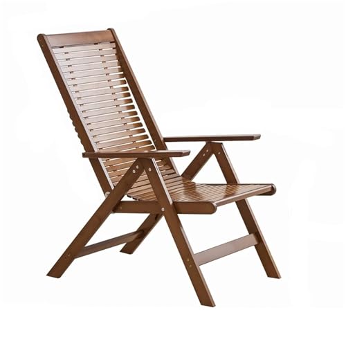 NMVAWIPT Zero Gravity Gartenstuhl Mit Liegefunktion, Klappbarer Strandstuhl Aus Holz for Den Außenbereich, Verstellbarer Langer Liegestuhl for Das Büro(Style2) von NMVAWIPT