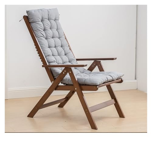 NMVAWIPT Zero Gravity Gartenstuhl Mit Liegefunktion, Klappbarer Strandstuhl Aus Holz for Den Außenbereich, Verstellbarer Langer Liegestuhl for Das Büro(Style4) von NMVAWIPT
