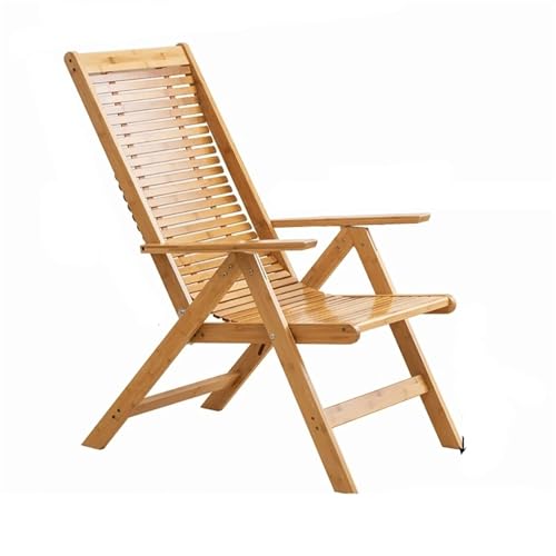 NMVAWIPT Zero Gravity Gartenstuhl Mit Liegefunktion, Klappbarer Strandstuhl Aus Holz for Den Außenbereich, Verstellbarer Langer Liegestuhl for Das Büro(Style6) von NMVAWIPT