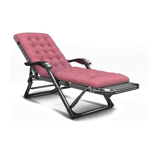 NMVAWIPT Zero Gravity Leichter Klappsessel Fürs Büro, Liegestuhl for Den Außenbereich, Gartenliegestuhl, Liegestühle for Den Garten(Pink) von NMVAWIPT