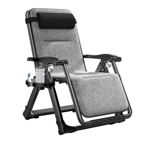NMVAWIPT Zero Gravity-Liegestuhl Fürs Büro, Siesta-Sessel for Den Balkon, Sonnenliegen for Den Garten, Liegesessel Aus Aluminiumlegierung(Latex Mat) von NMVAWIPT