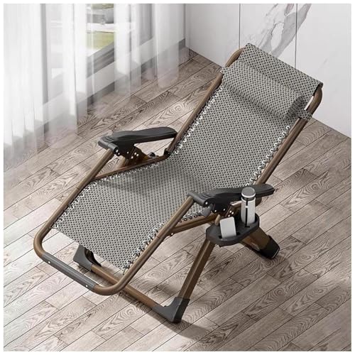 NMVAWIPT Zero Gravity Lounge Chair Mit Kopfstütze Und Seitenablage – Klappbarer Liegestuhl for Terrasse, Strand Und Garten NMVAWIPT Zero Gravity Lounge Chair Mit Kopfstütze Und Seitenablage – Klappbarer Liegestuhl for Terrasse, Strand Und Garten von NMVAWIPT