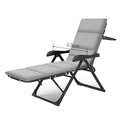 NMVAWIPT Zero Gravity Office Nap Recliner, 67 cm Breite, Extra Große Sonnenliege for Die Strandterrasse, Strapazierfähiger, Faltbarer Liegestuhl(Style8) von NMVAWIPT