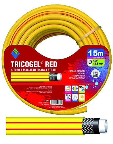 Bewässerungsschlauch 1/2 Zoll Rolle 25 m eingezäunt 5-lagig beständig -15° bis + 50° von nn