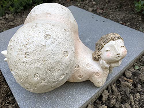 NN Mollige Kurvige Frau Lady Criva Dame Büste Rubens Deko-Skulptur Poly 3 Formen (Maße Mitte: B 27,4 x T 18,7 x H 15,2 cm) von NN