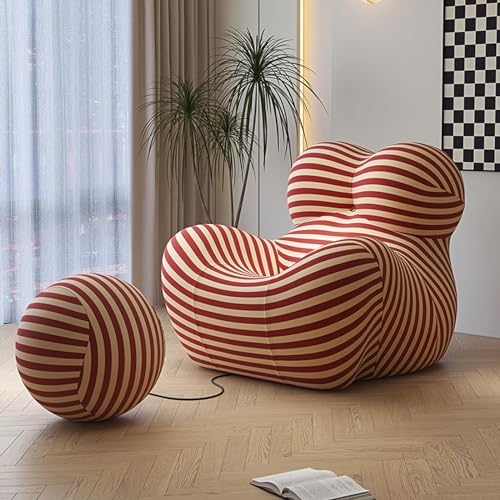 NNBDEY Sitzsack-Sofa, mit hochdichtem Schaumstoff gefüllte Sitzsäcke, moderner, ultraweicher Sofasessel für Wohnzimmer, Schlafzimmer (Farbe: D) (B, Einheitsgröße) von NNBDEY