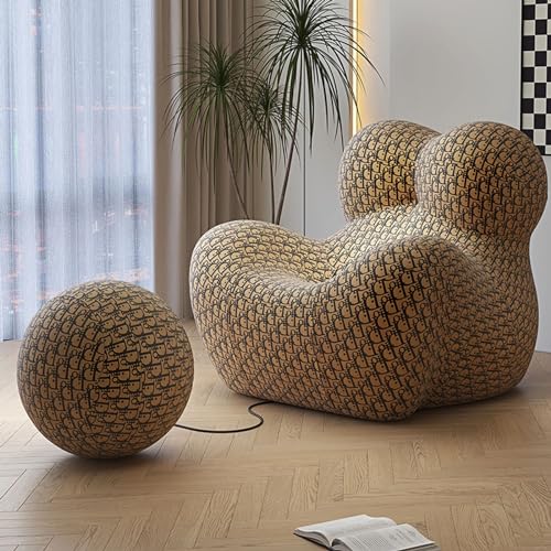 NNBDEY Sitzsack-Sofa, mit hochdichtem Schaumstoff gefüllte Sitzsäcke, moderner, ultraweicher Sofasessel für Wohnzimmer, Schlafzimmer (Farbe: D) (D, Einheitsgröße) von NNBDEY