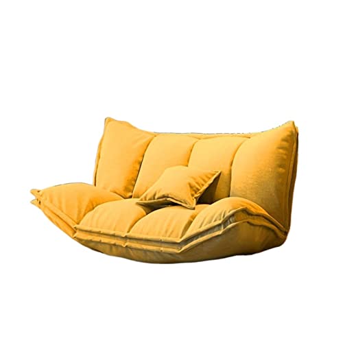 NNBDEY Sitzsack-Stuhl, Bodenstuhl, klappbar, verstellbar, Lazy Sofa Chair, Sofa-Stuhl, gepolsterte Liege, weicher Ruhesessel mit Rückenlehne, Wohnzimmerstuhl von NNBDEY