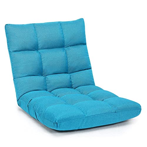 NNBDEY Sitzsack Stuhl Verstellbare Position Bodenstuhl Klappbarer Lazy Gaming Sofa Loungesessel von NNBDEY