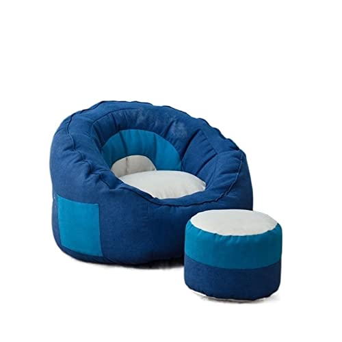 NNBDEY Superweicher Sitzsackbezug – gemütlicher Sofa- und Couchbezug – Tatami-Design – Khaki-Farbe – Größe 70 x 80 cm von NNBDEY