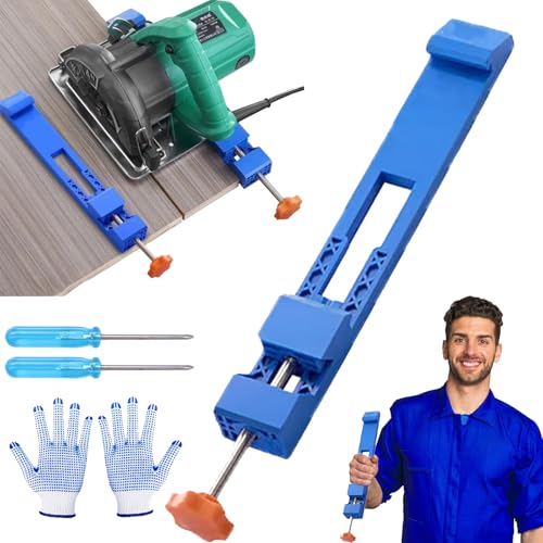 Adjustable Cutting Machine Base Guide, Circular Saw Guide, Circular Saw Milling Clamp, Cut Circular Saw Guide Clamp, for Precision Cutting And Milling Tasks (3pcs) von NNBWLMAEE