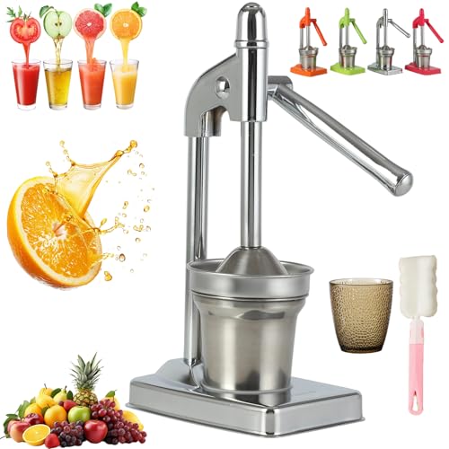 Heavy Duty Countertop Lime Citrus Crush Machine, Small Cast Iron Juicer Hand Press, Stainless Steel Lemon Squeezer, for Oranges Lemons Limes, Easy to Clean & Use (A) von NNBWLMAEE