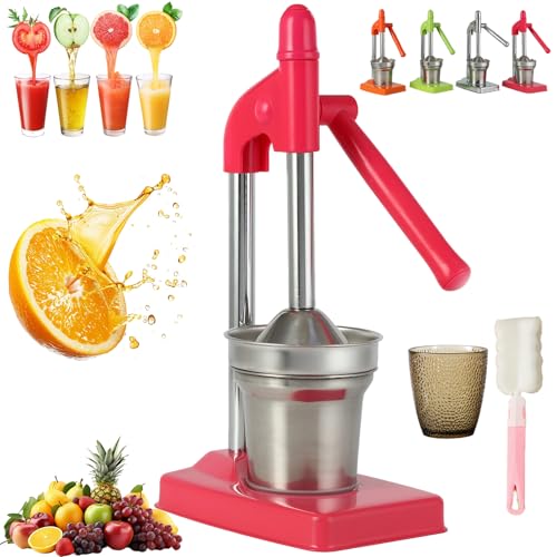 Heavy Duty Countertop Lime Citrus Crush Machine, Small Cast Iron Juicer Hand Press, Stainless Steel Lemon Squeezer, for Oranges Lemons Limes, Easy to Clean & Use (C) von NNBWLMAEE