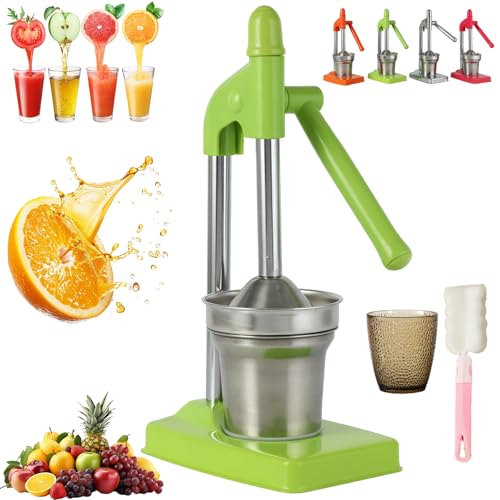 Heavy Duty Countertop Lime Citrus Crush Machine, Small Cast Iron Juicer Hand Press, Stainless Steel Lemon Squeezer, for Oranges Lemons Limes, Easy to Clean & Use (D) von NNBWLMAEE
