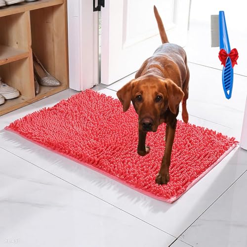 NNBWLMAEE Premium - CleanyMat, Ultra-Absorbant Schmutzfangmatte, Schmutzfangmatte hundematte für Hund & Mensch, TüRvorleger Innen, rutschfest Und Maschinenwaschbar Fußmatte (G,70 * 140cm) von NNBWLMAEE