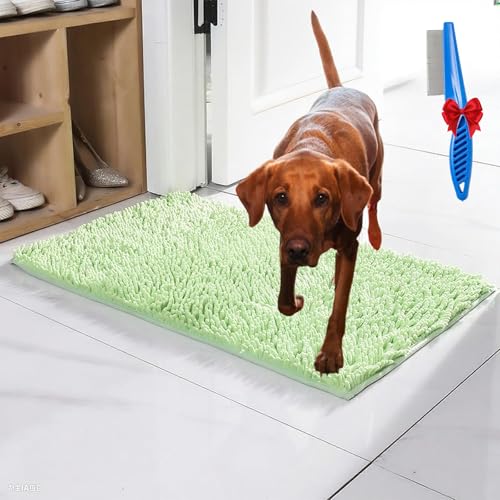 NNBWLMAEE Premium - CleanyMat, Ultra-Absorbant Schmutzfangmatte, Schmutzfangmatte hundematte für Hund & Mensch, TüRvorleger Innen, rutschfest Und Maschinenwaschbar Fußmatte (K,70 * 140cm) von NNBWLMAEE