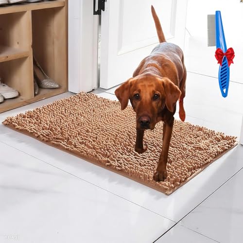 NNBWLMAEE Premium - CleanyMat, Ultra-Absorbant Schmutzfangmatte, Schmutzfangmatte hundematte für Hund & Mensch, TüRvorleger Innen, rutschfest Und Maschinenwaschbar Fußmatte (N,70 * 140cm) von NNBWLMAEE