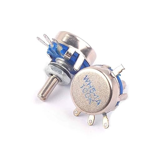 20PCS WH5-1A Potentiometer 470R 1K 10K 47K 4K7 100K 470K 220K 1K5 22K 1M ohm 3-Terminals Runde Welle Rotary Taper Potentiometer(47K Ohm) von NNDUCQOW