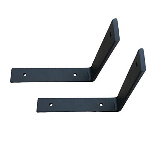 2 x rechtwinklige Regalhalterung aus Eisen, industrielle Metall-Stütze, schwebende Regalhalterungen, Wandmontage, versteckte Hardware-Strebe, für DIY offenes Regal, inklusive Schrauben (schwarz, 30 cm 2 x rechtwinklige Regalhalterung aus Eisen, industrielle Metall-Stütze, schwebende Regalhalterungen, Wandmontage, versteckte Hardware-Strebe, für DIY offenes Regal, inklusive Schrauben (schwarz, 30 cm von NNJFEJFJGMGRU