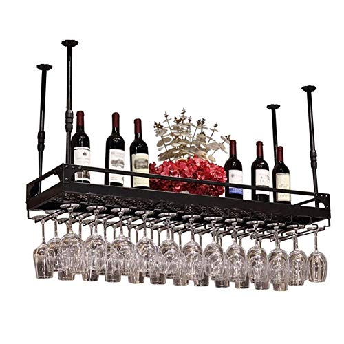 Hängende Weinregale | Weinglasständer | Rotweinbecherhalter | Becherregal | Flaschenregal | Glasrahmen | Stielglasregale | Vintage-Stil Dekoration Lagerregal | Schwebende Regale | Mehrere Größen bis von NNJFEJFJGMGRU