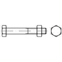 Din 601/ISO 4016 Sechskant-Schaftschraube M16x90 Stahl 4.6 galvanisch verzinkt m. Mutter 25 Stk von NO BRAND