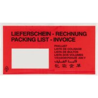 Dokumententasche 10-sprachig, selbstklebend, 228x120mm, bedruckt, Polyethylen - Schutz für Versanddokumente, Hotmelt-Kleber, 1000 Stück Dokumententasche 10-sprachig, selbstklebend, 228x120mm, bedruckt, Polyethylen - Schutz für Versanddokumente, Hotmelt-Kleber, 1000 Stück von NO BRAND