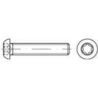 ISO 7380-1 Flachkopfschraube A 2 M 4 x 4 -T20 Vollgewinde A 2 500 Stk von NO BRAND