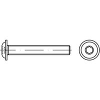 ISO 7380-2 Flachkopf-Flanschschraube VG M6x16 Stahl 10.9 blank Innensechskant 500 Stk von NO BRAND